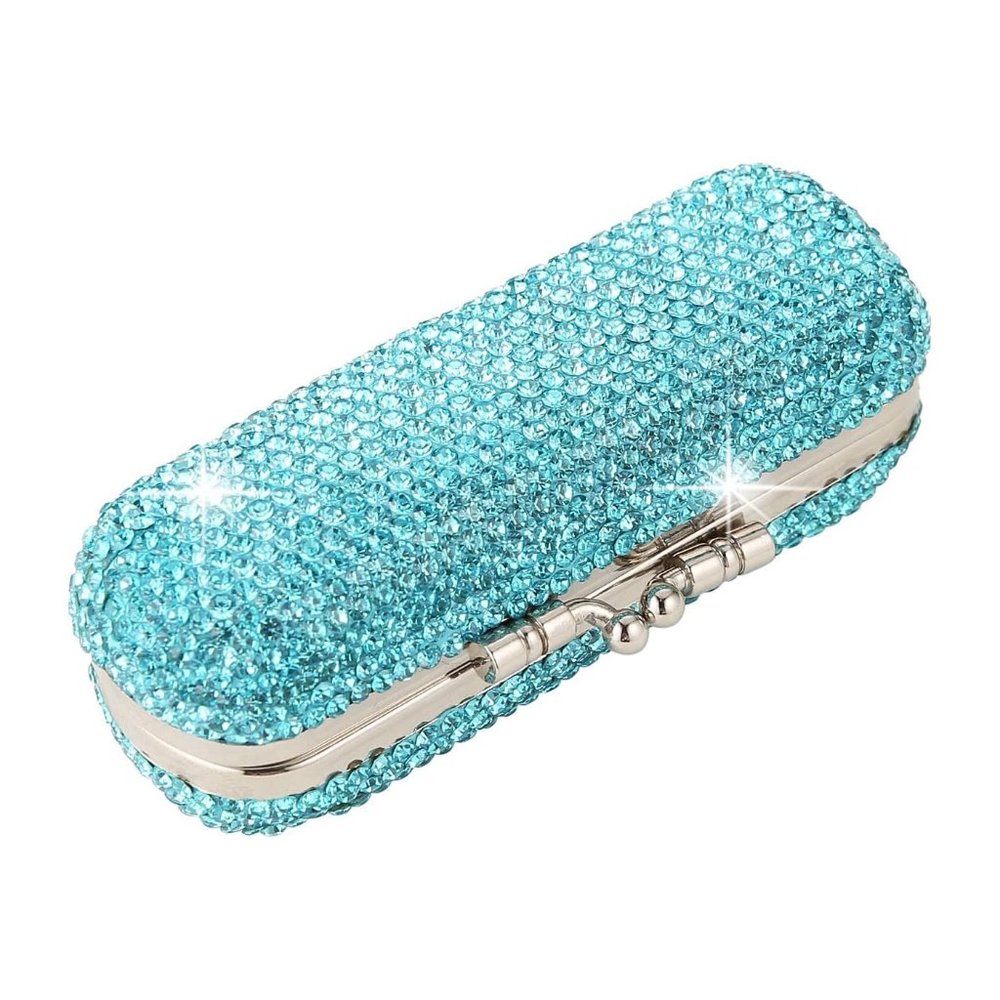 NWT Sparkling Bling Swarovski Crystal Rhinestone Lipstick Case + FREE Gi…